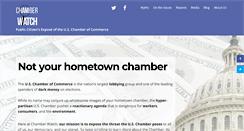 Desktop Screenshot of chamberofcommercewatch.org